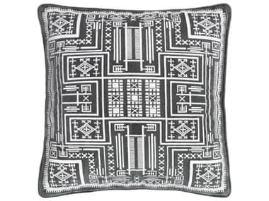 Surya Camaxtli Charcoal Pillow SYCAX005