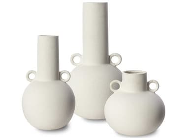 Surya Acanceh White Vase Set of 3 SYCCH002SET