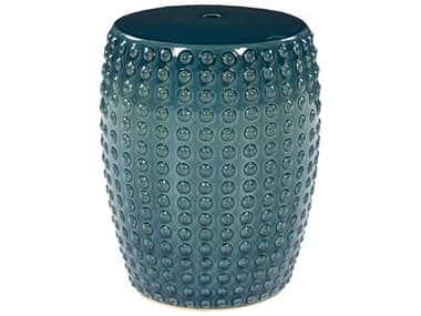 Surya Camdale 13" Green Accent Stool SYCDE001