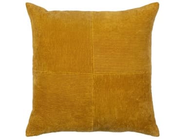 Surya Corduroy Quarters Mustard Pillow SYCDQ003