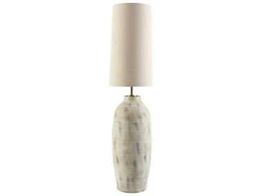 Surya Colfio Cream Wheat Linen Off White Floor Lamp SYCLF001