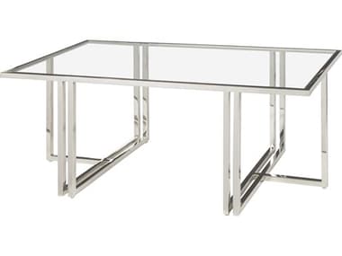 Surya Canberra 44" Rectangular Glass Coffee Table SYCNB001