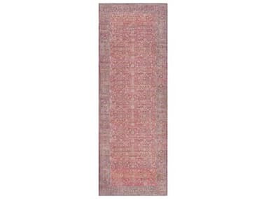 Surya Cobb Rose / Burgundy / Tan Runner Area Rug SYCOB2306RUN
