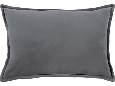Surya Cotton Velvet Charcoal Pillow SYCV003