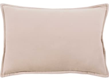 Surya Cotton Velvet Light Beige Pillow SYCV005