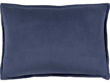 Surya Cotton Velvet Navy Pillow SYCV016