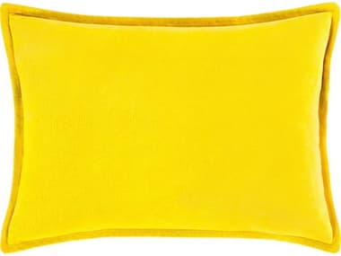 Surya Cotton Velvet Mustard Pillow SYCV020