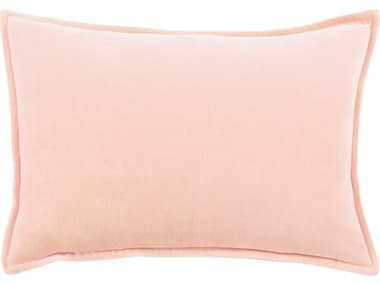 Surya Cotton Velvet Peach Pillow SYCV029