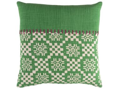 Surya Delray Green Pillow SYDEA001