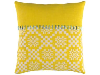 Surya Delray Yellow Pillow SYDEA003