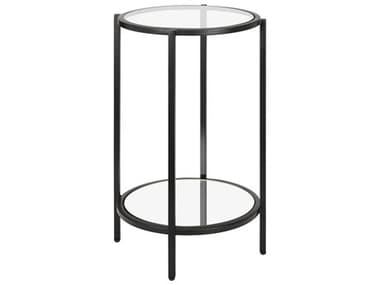 Surya Alecsa 15" Round Glass End Table SYEAA004
