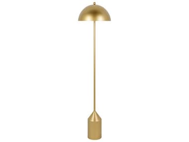 Surya Elder 59" Tall Gold Floor Lamp SYEER004