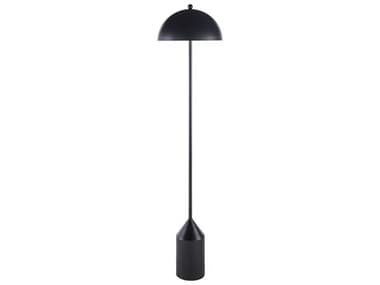 Surya Elder 59" Tall Black Floor Lamp SYEER006