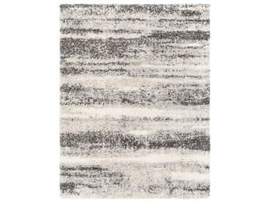 Surya Eskimo Shag Charcoal / Cream Light Gray Rectangular Area Rug SYESG2303REC