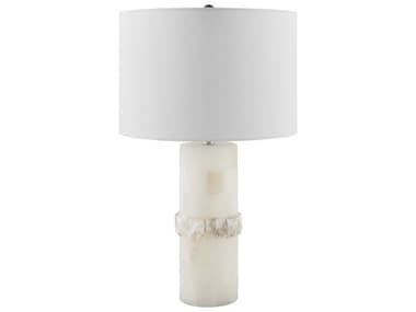 Surya Falaise Cream White Linen Off Buffet Lamp SYFAL001