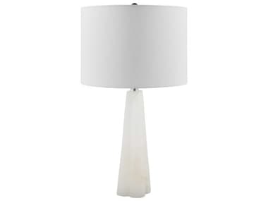 Surya Falaise Cream White Linen Off Buffet Lamp SYFAL003