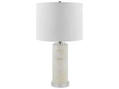 Surya Falaise Cream White Linen Off Table Lamp SYFAL005