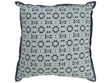 Surya Francesco Blue Pillow SYFNC004