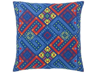 Surya Global Brights Blue Pillow SYGBT002