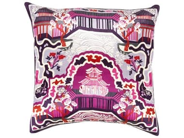 Surya Geisha Fuchsia Pillow SYGE012