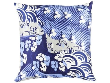 Surya Geisha Dark Blue Pillow SYGE016