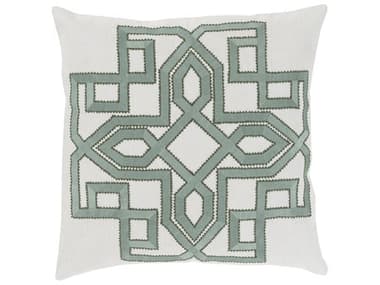 Surya Gatsby Medium Green Pillow SYGLD001