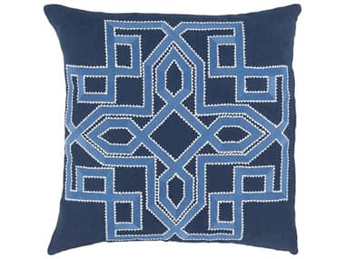 Surya Gatsby Blue Pillow SYGLD002