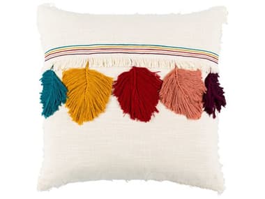 Surya Hachi Cream / Teal / Mustard Pillow SYHCI001