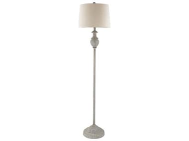 Surya Hadlee 59" Tall Gray Floor Lamp SYHDL002