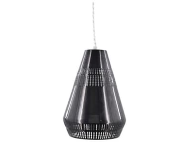 Surya Henrik 1-Light Black Mini Pendant SYHEK001