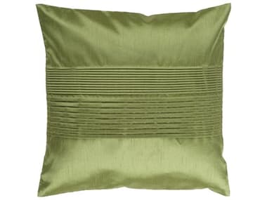 Surya Solid Pleated Olive Pillow SYHH013