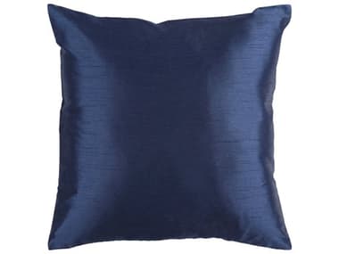 Surya Solid Luxe Navy Pillow SYHH032