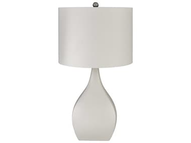 Surya Hinton Cream Light Gray Linen Off White Buffet Lamp SYHIN002