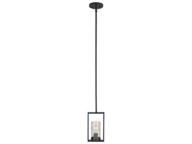 Surya Hank 1-Light Black Mini Pendant SYHNK001