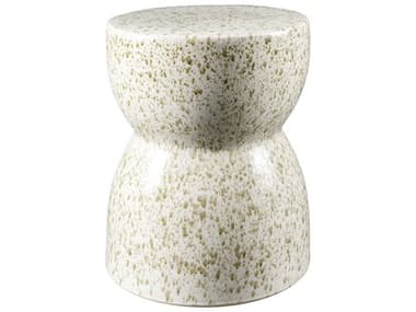 Surya Hourglass Cream Sage Accent Stool SYHOG003171313