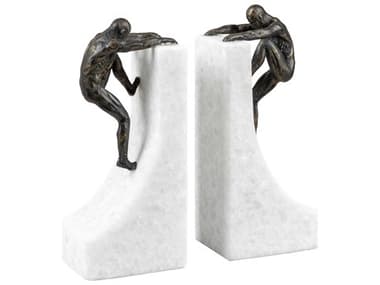 Surya Homo Sapiens Metallic Bronze Bookends SYHOS005SET