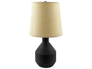 Surya Irvington Black White Tan Paper Table Lamp SYIVG001