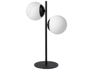 Surya Jacoby Black White Translucent Table Lamp SYJBY003