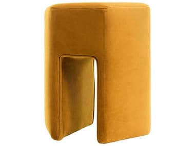 Surya Kaden Mustard Yellow Upholstered Ottoman SYKADN001181614