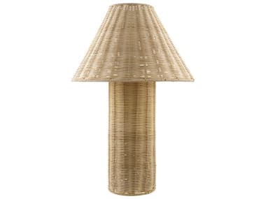 Surya Kenna Beige Rattan Brown Table Lamp SYKNN001