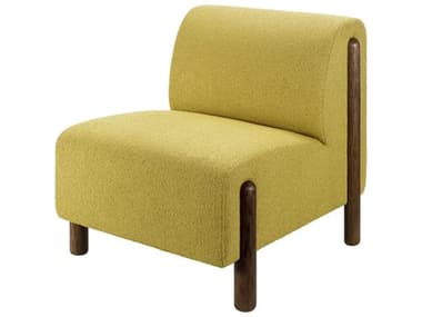 Surya Kenwood 34" Yellow Fabric Accent Chair SYKNW003