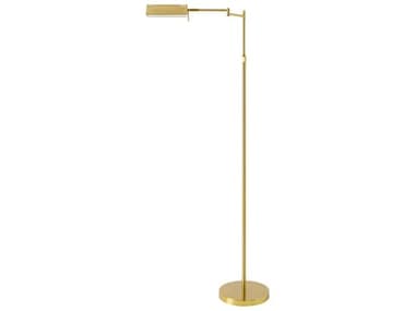 Surya Kiyomi 55" Tall Gold Floor Lamp SYKYM001