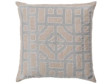 Surya Chinese Gate Gray Pillow SYLD050