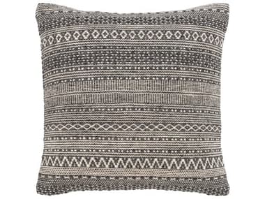 Surya Leif Charcoal / Ivory Pillow SYLIF005