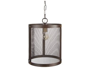 Surya Lombard 1-Light Metallic Bronze Pendant SYLOM003