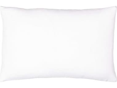 Surya Linen Solid White Pillow SYLSL003