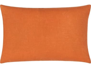 Surya Linen Solid Orange Pillow SYLSL006