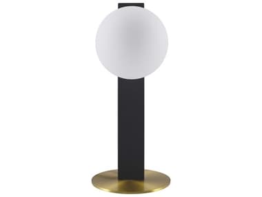 Surya Lubango Black White Glass Table Lamp SYLUB001