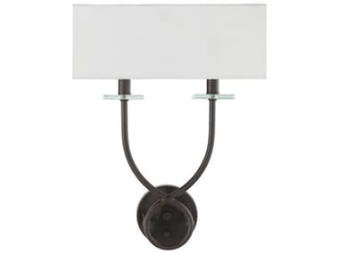 Surya Livi 2-Light Metallic Bronze Wall Sconce SYLVI001