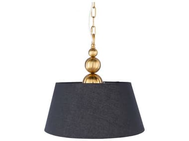 Surya Lorenzo 1-Light Metallic Brass Pendant SYLZR001